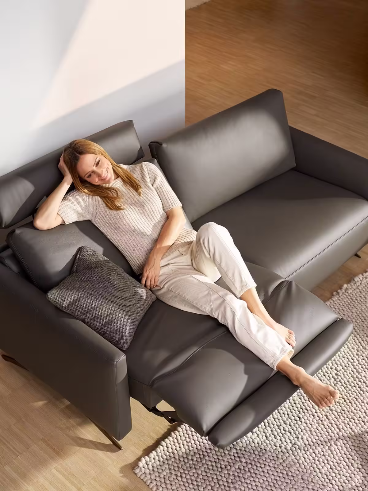 rom1961_COSMO_2-Sitzer_Leder_Relaxsofa